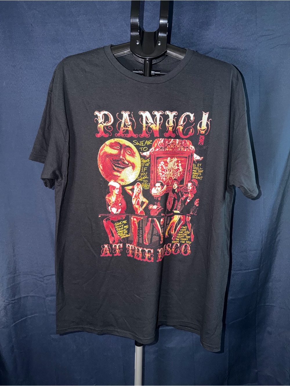 Panic! At The Disco Graphic Band Tee – XL – Black-2 available